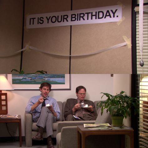 The Office New Years, Michael Scott Birthday, The Office Aesthetic, Jim And Dwight, Best Of The Office, It Is Your Birthday, Office Jokes, Damien Chazelle, The Office Show