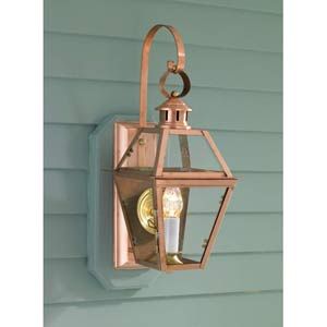 Old Colony Copper Outdoor Wall Mount Copper Outdoor Lighting, Copper Wall Light, Copper Fixture, Copper Wall, Outdoor Light Fixtures, Outdoor Wall Lantern, Wall Lantern, Outdoor Lanterns, Outdoor Wall Lights