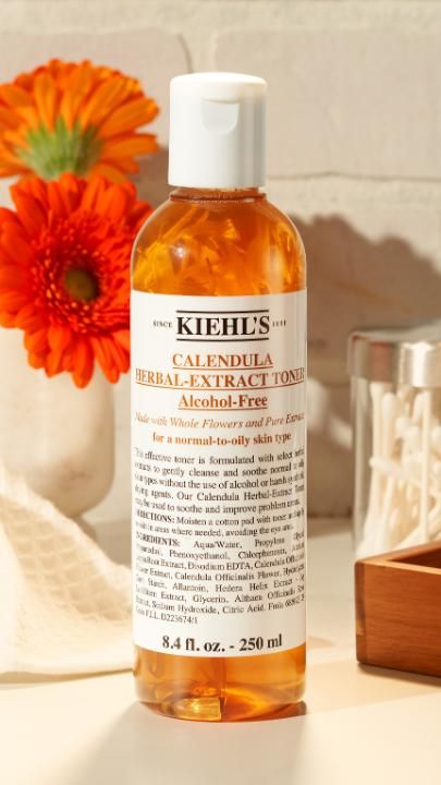 Clinically Calm Skin With Kiehl’s Calendula Toner | News | India | mallsmarket.com Kiehls Calendula Toner, Kiehls Skincare, Alcohol Free Toner, Face Products, Herbal Extracts, News India, The 1960s, Skin Treatments, Alcohol Free