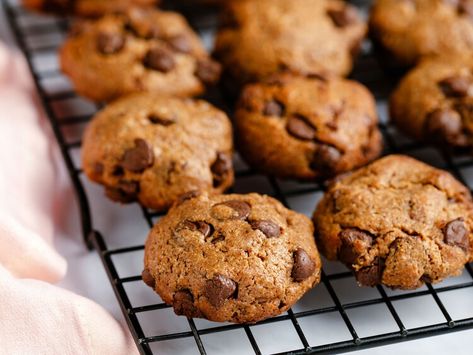 I Tried Martha Stewart’s 5-Ingredient Chocolate Chip Cookies and My Milk Has Never Had a Better Dipping Partner — Allrecipes Peanut Butter Charcuterie Board, Butter Charcuterie Board, Butter Board Charcuterie, Charcuterie Thanksgiving, Star Desserts, Baking Shop, Gf Cookies, Flourless Peanut Butter Cookies, Make Chocolate Chip Cookies