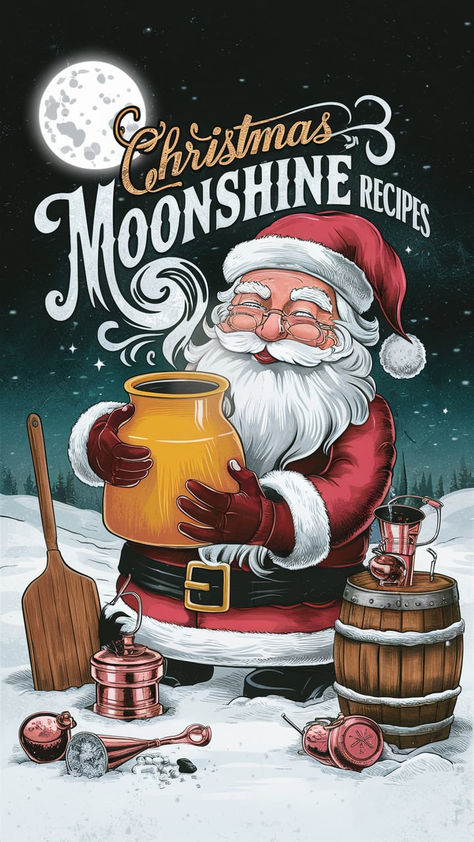 The holiday season is the perfect time to indulge in festive flavors and share a little holiday cheer. What better way to do that than with some homemade Christmas moonshine?  These delicious and creative moonshine recipes capture the essence of the holidays, blending traditional seasonal flavors with the warmth of a homemade spirit.  Whether you’re making these for yourself or as gifts for friends and family, these Christmas moonshine recipes are sure to spread joy this holiday season. Christmas Moonshine, Homemade Moonshine, Moonshine Recipes, Cocktails To Try, Alcohol Drinks, Vintage Humor, Homemade Christmas, Home Brewing, Holiday Cheer