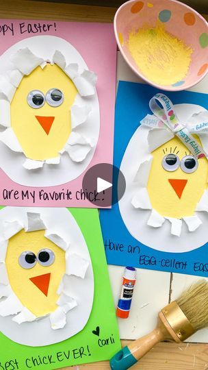 561K views · 17K reactions | Hatching Chick Craft🐣 follow @abcdeelearning for more kids ideas | Deena Keller | Rema · Calm Down Hatching Chick Craft, Prek Easter, Chick Craft, Classroom Idea, Hatching Chicks, Eyfs Activities, Easter Decorating, Kindergarden Activities, Bear Crafts