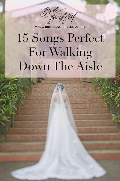 15 Songs Perfect For Walking Down the Aisle Wedding Aisle Songs, Wedding Songs To Walk Down Aisle, Best Wedding Songs, Wedding Ceremony Songs, Wedding Ceremony Music, Ceremony Songs, Wedding Playlist, Ceremony Music, Wedding Music