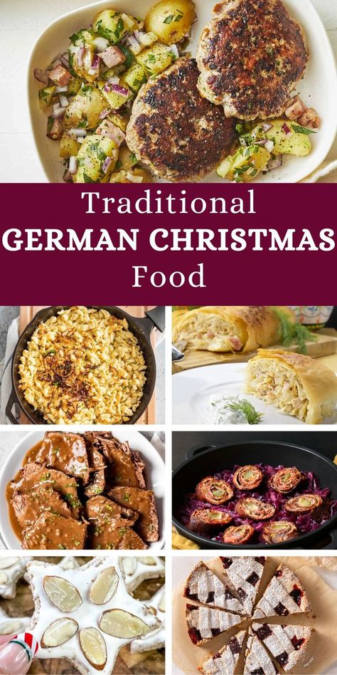 German Christmas Recipes German Christmas Recipes, German Christmas Desserts, German Cuisine Recipes, Main Dish Ideas, German Main Dishes, Christmas Food Recipes, Traditional German Christmas, Easy German Recipes, German Christmas Food