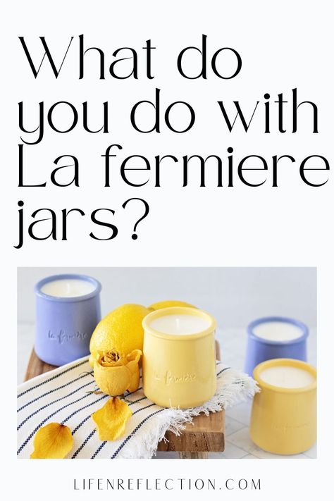 Upcycle Yogurt Jars, Le Fermiere Yogurt Pot Crafts, Repurpose Yogurt Jars, Yogurt Jar Ideas, Yogurt Jar Crafts, Yogurt Jars, La Fermiere Yogurt Pots Repurpose, Yogurt Pot Crafts, La Fermiere Yogurt Pots