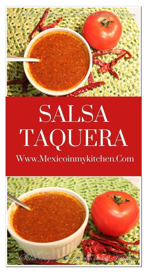 Mexican Salsa Recipes, Authentic Mexican Recipes, Mexican Sauce, Guacamole Salsa, Homemade Salsa Recipe, Salsa Sauce, Mexican Salsa, Mexican Recipe, Hot Salsa