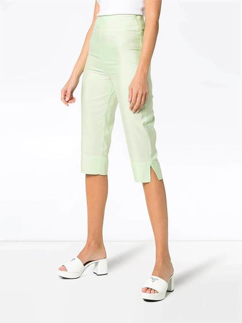 Ani Difranco, Summer Workwear, Pedal Pushers, Pleats Please, Pleats Please Issey Miyake, Princess Outfits, 90 Degrees, Cocktail Hour, Cropped Pants