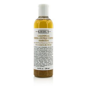 Kiehl's Calendula Herbal Extract Alcohol-Free Toner ( Normal To Oil Skin )--250ml/8.4oz by Kiehl's Kiehls Calendula, Elephant Skincare, Sensitive Acne Prone Skin, Oil Skin, Alcohol Free Toner, Foaming Face Wash, Skin Cleanse, Drunk Elephant, Herbal Extracts