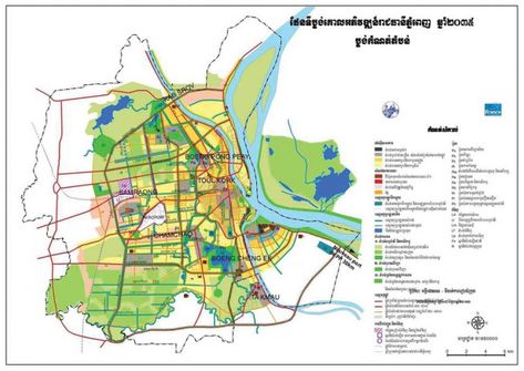 Phnom Penh’s 2035 master plan in minimal use, Post Property, Phnom Penh Post Phnom Penh Map, Cambodia Map, Phnom Penh City, Road Map, Phnom Penh, Master Plan, An Article, City Map, Cambodia