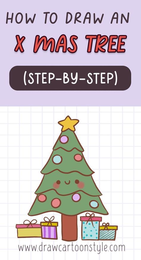 Learn how to draw a christmas tree with gifts easy for kids, easy christmas drawing ideas for kids, easy christmas drawing ideas for beginners Christmas Directive Drawing For Kids, How To Draw A Christmas Tree Easy, Christmas Tree Drawing Aesthetic, Easy Christmas Drawings For Kids, Christmas Drawing Ideas For Kids, Drawing Christmas Trees, Directive Drawing, How To Draw Christmas Tree, Draw Christmas Tree