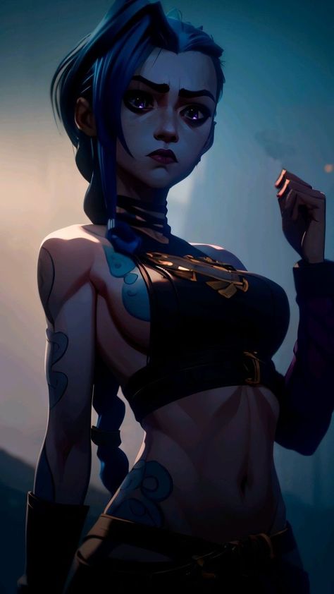 Jinx From Arcane, League Of Legends Art, League Of Legends Poster, Jinx Cosplay, Arcane Jinx, Jinx Arcane, League Of Legends Memes, Legend Wallpaper, Jinx League Of Legends