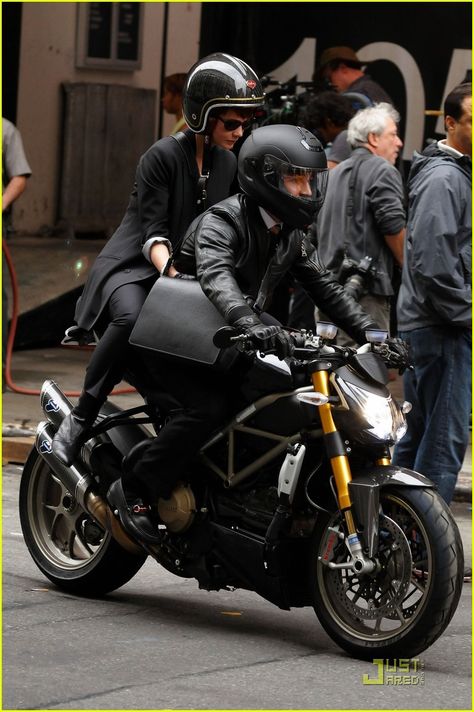 Great way to get to work! From the movie "Wall Street" Ducati Streetfighter S, Money Never Sleeps, Ducati Streetfighter, 11 February, Movie Wall, Ducati Motorcycles, Shia Labeouf, Indian Scout, Carey Mulligan