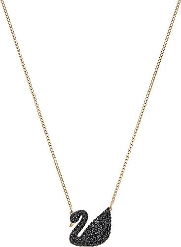 Amazon.com: SWAROVSKI Women's Iconic Swan Rose-gold Finish Pendant Necklace, Black Crystal : Clothing, Shoes & Jewelry Swan Jewelry, Swan Necklace, Rose Gold Pendant Necklace, Swarovski Necklace, Gold Necklace Women, Swarovski Jewelry, Necklace Black, Black Swan, Rose Earrings