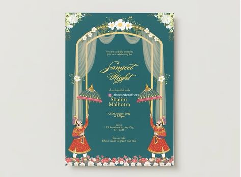 “Join as we dance our way into forever. Save the date for our wedding celebration!” Sangeet Night Invitation card✨🎉 DM us to order yours ✨ ✨ #thecardcrafters #sangeetdance #sangeetinspo #sangeetinvitation #sangeetinvites #rockandroll #dresscode #invitationdesign #carddesigner #smallbusinessowner #smallbusiness #packingorders #premiumquality #premiumcardetailing #carddetailingspecialist #cardmaker #papercrafter Sangeet Night Invitation Card, Sangeet Night Invitation, Sangeet Night, Car Jewelry, Opening Car, Wedding Celebration, Card Maker, Invitation Card, Beautiful Bride