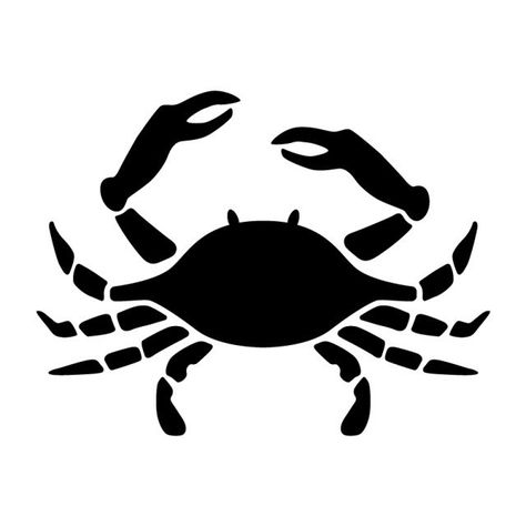 Crab Stencil, Nautical Bathroom Design Ideas, Crab Tattoo, Beachy Stuff, Deco Marine, Crab Art, Dixie Belle Paint Company, Free Stencils, Fish Drawings