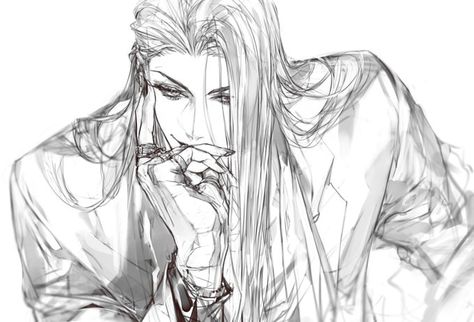 Mount Hua Sect, Long Hair Drawing, Mount Hua, Have Inspiration, Art Poses, Male Art, Boy Art, Handsome Anime Guys, Art Reference Photos