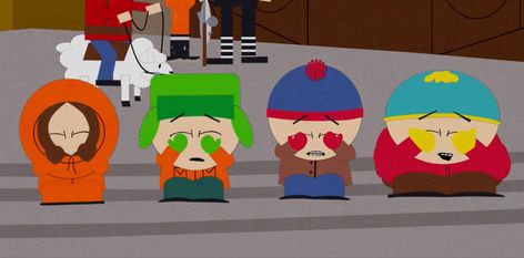 south park main four Southpark Main 4, Main Four South Park, South Park Main Four, South Park Main 4, Park Poses, Kyle Broflovski, Funny Pics, South Park, Funny Pictures