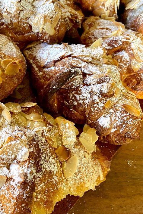 Almond Croissant Recipe From Scratch, Costco Croissant Hack, Easy Almond Croissant, Almond Croissant Recipe, Crossiant Recipes, Almond Croissants, Making Gnocchi, Vegetarian Chicken, Croissant Recipe