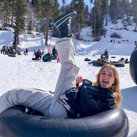 Snow Tubing Pictures, Tubing Pictures, Winter Picture Ideas, Snow Outfits For Women, Winter Picture, Snow Tubing, Dream Vacations Destinations, Snow Outfit, Trip Outfits