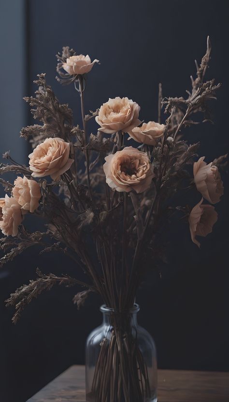 November Wallpaper Aesthetic Vintage, Moody Pictures Aesthetic, Dark Floral Aesthetic, Dark Academia Photography, Moody Colors, Dark Background Wallpaper, Animal Illustration Art, Lovely Flowers Wallpaper, Mac Wallpaper