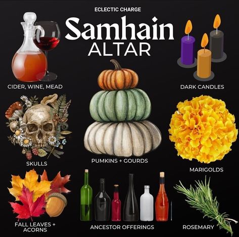 Autumnal Equinox Celebration, Wicca Holidays, Samhain Traditions, Samhain Altar, Wiccan Sabbats, Candles Dark, Samhain Halloween, Wiccan Magic, Wiccan Spell Book