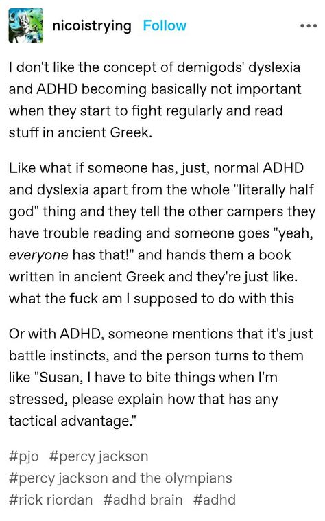 Percy Jackson Tumblr Posts, Percy Jackson Tumblr, Rick Riordan Series, Percy Jackson Characters, Percy Jackson Memes, Percy Jackson Art, Rick Riordan Books, Percy Jackson Books, Percy Jackson Funny