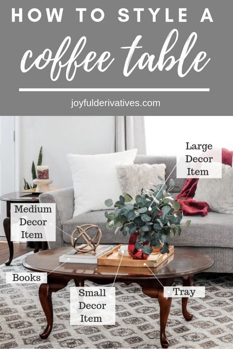 Coffee Table Styling - How to Decorate your Coffee Table like a Designer / Simple ideas for decorating a coffee table with cheap or affordable decor in a way that looks stylish and pretty. #coffeetabledecor #coffeetable #simpledecor Tabletop Decor Ideas Living Room, Small Coffee Table Decor Ideas, How To Decorate A Coffee Table, How To Decorate Coffee Table, Coffee Table Decor Simple, Small Tray Decor, Simple Coffee Table Decor, Table Tray Decor Ideas, Decorating A Coffee Table