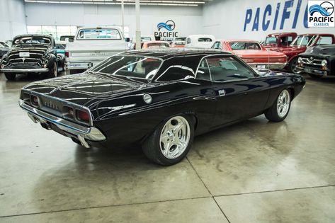 1972 Dodge Challenger - Pacific Classics Michelin Tires, Dodge Coronet, Dodge Ram 3500, Pewter Grey, Mount Vernon, Dodge Challenger, Beautiful Cars, Exterior Colors, Black Paint