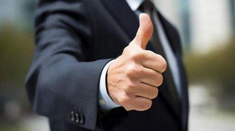 Premium AI Image | Senior Businessman Giving Thumbs Up Successful Leadership Generative AI Leadership Images, Business Man, Thumbs Up, Graphic Resources, Leadership