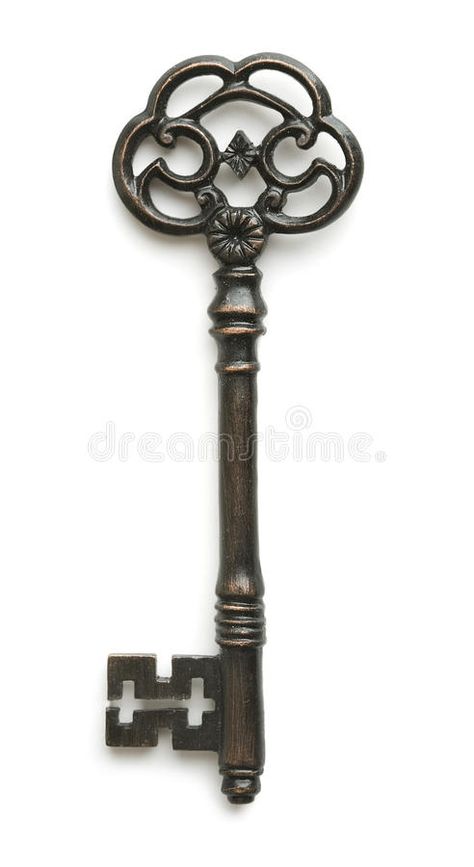 Photo about Antique ornate metal skeleton key. Image of isolated, vintage, victorian - 17927609 Disney Key Tattoo, Skeleton Art Aesthetic, Antique Key Tattoos, Small Key Tattoos, Drawing Skeleton, Tattoo Skeleton, Skeleton Key Tattoo, Key Tattoo Designs, Victorian Key