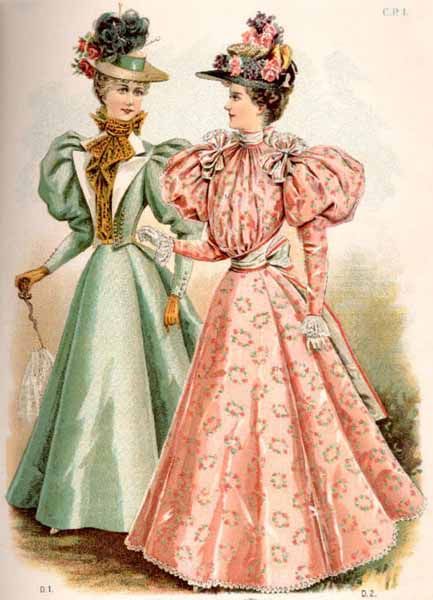 ADVERTISEMENT Victorian fashion continues to be very iconic and well known. While the United States was at unrest because of slavery for much of it, the British lived peacefully under the rule of Queen Victoria. Many pieces such as the crinoline, corset, and bustle were very popular for ladies gowns. Over the course of about … 1890s Day Dress, 1890 Fashion, Edwardian Woman, 10s Fashion, 1950s Clothing, 1890s Fashion, Party Rock, Edwardian Style, 19th Century Fashion