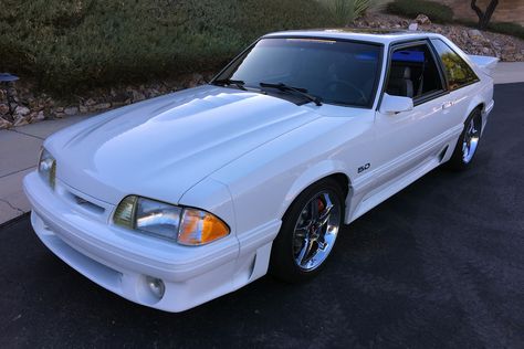 1989 Ford Mustang Gt 5.0, 1990 Ford Mustang, Fox Body Mustang, Ford Vehicles, Barrett Jackson Auction, Old School Cars, Barrett Jackson, V8 Engine, Ford Mustang Gt