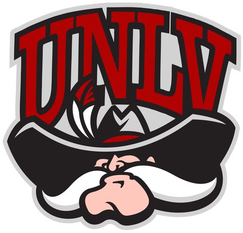 New UNLV logo has a giant mustache flowing majestically among mountains - SBNation.comclockmenumore-arrow : It’s a modern look that taps into the past. Hd Logo, Wyoming Cowboys, Boise State Broncos, Iowa State University, Fresno State, Sports Team Logos, Boise State, College Logo, Soccer Fans