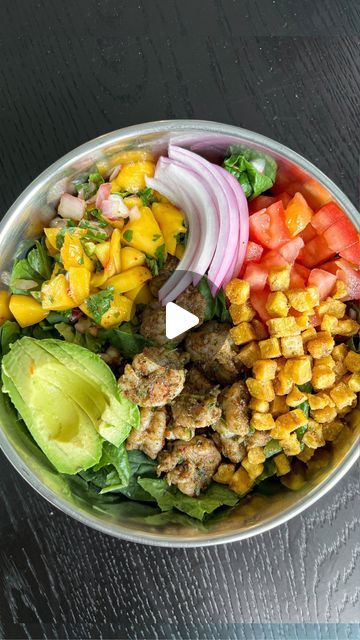 Ci | Houston Content Creator on Instagram: "Spicy Jerk Shrimp Salad! 🥗 🍤 The perfect salad for spring and summer 🤤

Comment ‘yes salad’ and I’ll send you the recipe 

Salad Recipe| Jerk Shrimp| Healthy Recipes| Summer eats 

#summereats #saladrecipes #jerkshrimp #mangosalsa 
#shrimprecipes" Jerk Salad, Shrimp Healthy Recipes, Healthy Recipes Summer, Shrimp Healthy, Jerk Shrimp, The Perfect Salad, Perfect Salad, Summer Eats, Recipe Salad