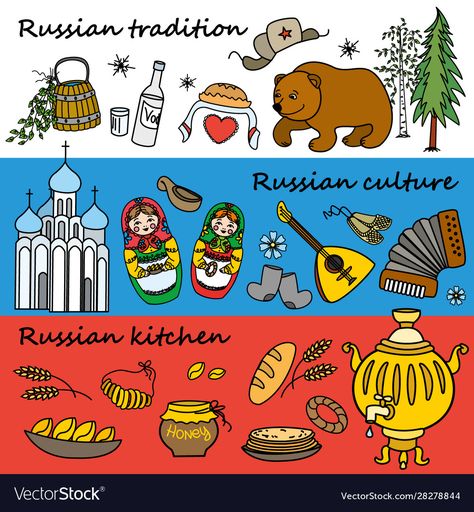 Russian Culture Aesthetic, Russian Symbols, Russia Culture, Travel Symbols, Russian Cartoons, Russian Flag, Russian Culture, Country Theme, Themes Photo