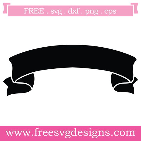 Vector Banner, Banner Silhouette, Ribbon Svg Free, Free Svg Banner Template, Ribbon Silhouette, Banner Svg, Ribbon Svg, Banner Png, Ribbon Vector