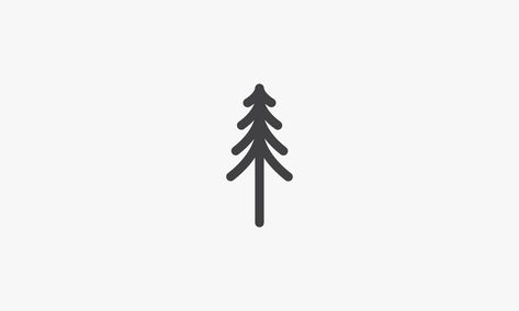 simple pine tree icon design vector. Simple Tree Illustration, Pine Tree Logo Design, Tree Icon Logo, Pine Tree Logo, Classroom Camping, Icon Tattoo, Graphic Icons, Land Development, Pine Tree Tattoo