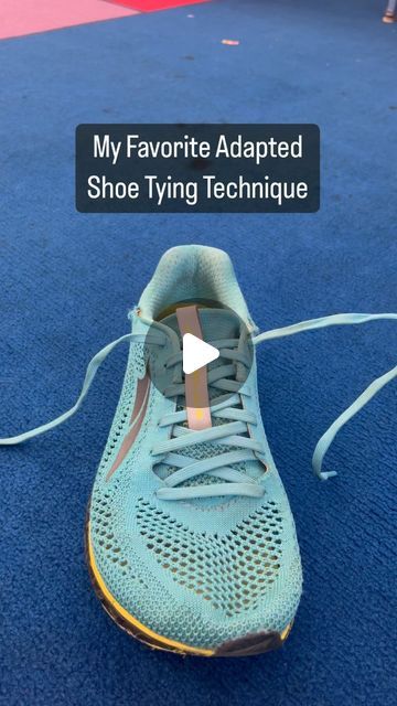 Playful_PedsOT on Instagram: "Shoe Tying… such an important ADL, such a tough skill for anyone struggling with motor planning and visual motor skills 👟 This adapted technique has been a game changer along with:  🥿 using stiff laces (like the ones in this video)  👠 making sure laces are long enough  👞 using two different color laces (or coloring one side in with sharpie)  🩴 using coping strategies like deep breaths and self-talk throughout the learning process   What are your best shoe tying tips??   #ot #ota #schoolot #schoolota #pediatricot #pediatricotideas #adls #adapted #adaptedshoes #otresource #otideas #otactivities #shoes" Fancy Shoe Lace Tying, How To Tie Tennis Shoes To Slip On, How To Tie Laces To Slip On, Creative Ways To Tie Shoelaces, Lace Tying Techniques, Lacing Shoes No Tie Slip On, Ways To Tie Your Shoes Lace, Different Ways To Tie Shoes Lace, How To Tie Shoes To Slip On