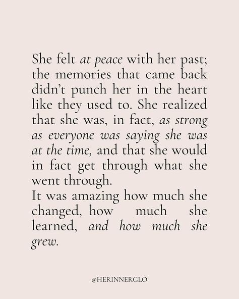 Isn’t it weird… How you can experience situations throughout your life that are so heartbreaking So stressful… You can’t imagine ever being okay again. Then a few weeks, months or even years later, you notice that the days go by without you thinking about those times. You laugh, you smile, you go about your day and realise that you’re stronger and happier than you thought you ever could be again. You’re healing. Your growing. You’re finding yourself. 🤍 Comment GLO UP and I’ll send... Happier Without You, You Look Happier Quotes, Ill Be Okay, Glo Up, Soul Quotes, New Me, Without You, You Smile, Powerful Words
