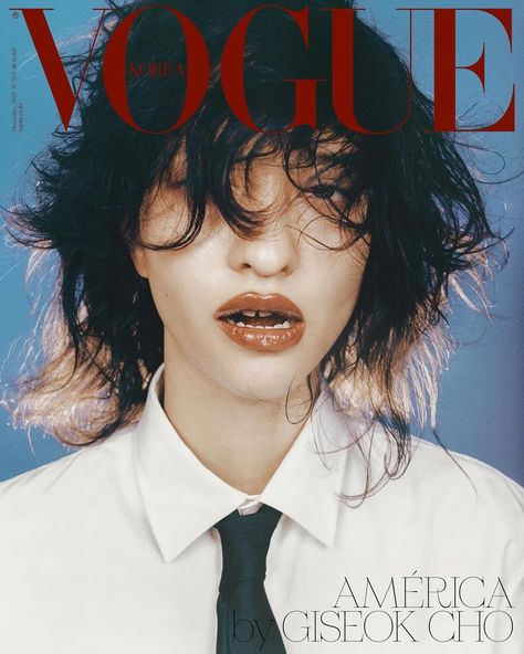 Vogue Korea December 2023 Covers Korean Vogue, Eye Symbolism, Sports Fashion Editorial, Korea Magazine, Vogue Covers, One Eye, December 2023, Sports Fashion, Vogue Korea