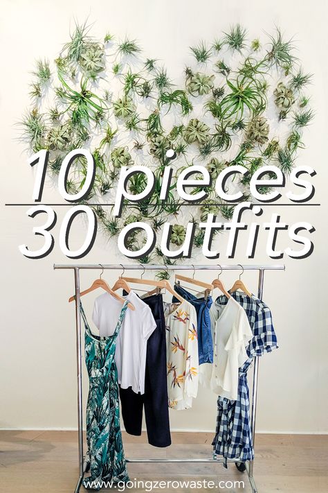 10 Pieces, 30 Outfits - Going Zero Waste Zero Waste Recipes, 10x10 Challenge, Ethical Clothing Brands, 30 Outfits, Simplicity Dress, Classy Prom Dresses, Sustainable Clothing Brands, Out To Lunch, Ethical Fashion Brands