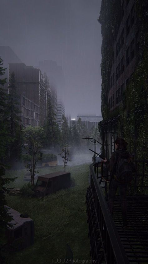 Apocalypse Landscape, Abandoned City, Apocalypse Aesthetic, Old Abandoned Buildings, Apocalypse World, Post Apocalyptic Art, Wallpaper Hitam, The Last Of Us2, Apocalypse Art