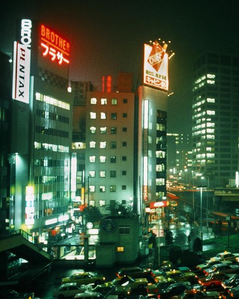 Prints in Focus: ‘Red Light Green Light’ (1982) - Tokyo The two photographs that were first available as prints almost two years ago, these were taken on a trip to Japan over 40 years ago. Taken likely seconds apart, the exposure and grain of these photos makes a great pair on the wall, reminiscent of dark, moody 80s style movies. Can you name the bridge in which these were taken? Let me know in the comments. As always, this print is available in the link in bio, as a made to order Gic... Tokyo 80s, Japan In The 80s, Ryo Fukui, Seconds Apart, Japanese 80s, Japan 80's Aesthetic, Japanese Cities, 80s Japan, Street Racer