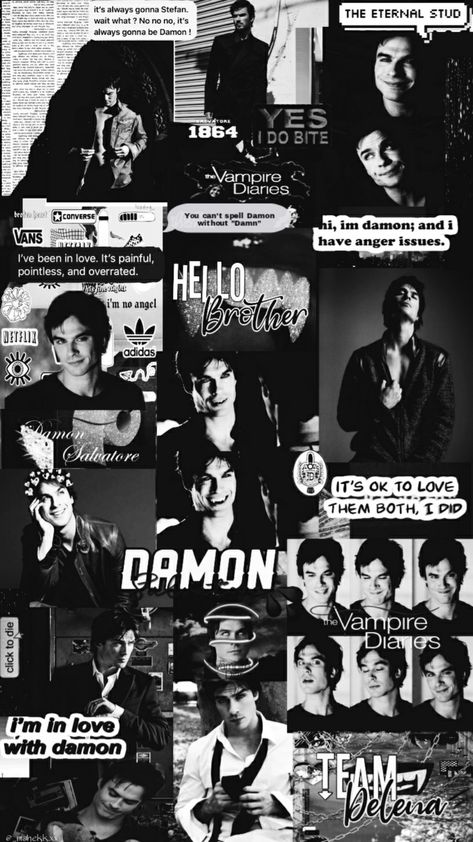 Tvd Wallpaper Aesthetic Quotes, Damon Salvatore Background, Damon Aesthetic Wallpaper, Damon Wallpaper Aesthetic, Damon Salvatore Black And White, Damon Salvatore Quotes Wallpaper, Vampire Diaries Damon Wallpaper, Demon Salvatore Aesthetic, Damon Salvatore Wallpaper Iphone