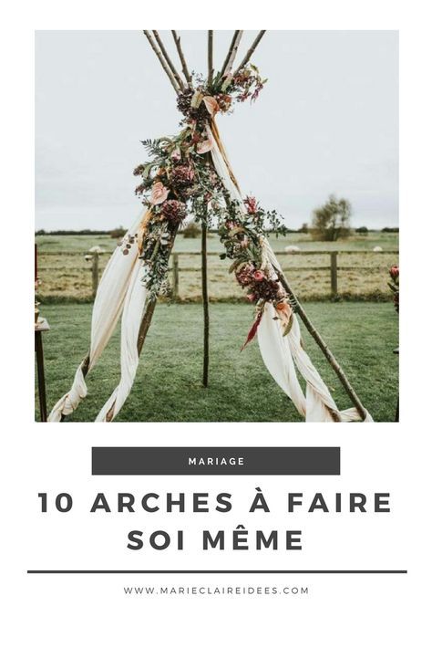 10 arches de mariage à faire soi même /DIY arche de mariage Boheme Chic, Wedding Initials, Commitment Ceremony, Woodland Party, Wedding Bar, Just Married, Maid Of Honor, Macrame Plant Hanger, Plant Hanger