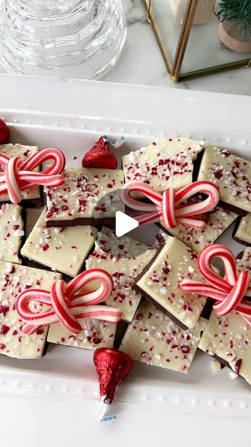 Candy Cane Bows, Candy Cane Bows In Oven, Wax Brittle, Mini Candy Canes, Christmas Snacks, Christmas Bows, Candy Canes, Have You Tried, Christmas Candy