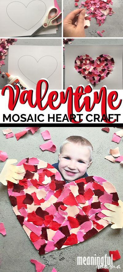 Kindergarten Valentine Crafts, Valentines Day Crafts For Preschoolers, Vday Crafts, Crafts With Kids, Preschool Valentine Crafts, Toddler Valentine Crafts, Kindergarten Valentines, Valentine Art Projects, Heart Craft