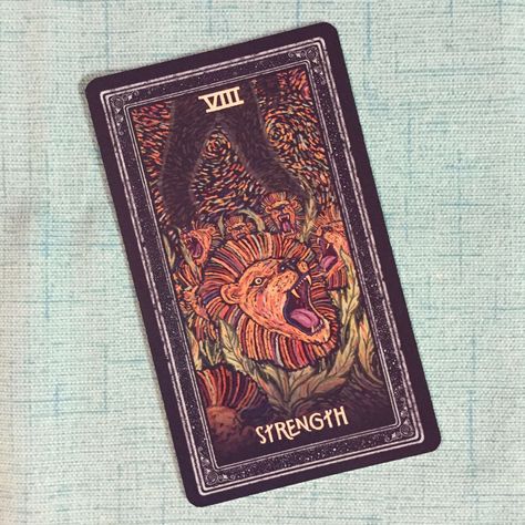 [18 Jul] Strength from The Prisma Visions Tarot #Strength #prismavisionstarot   Today is a day where your #willpower and your #innerstrength will carry you through its ups and downs. Tarot Strength, Prisma Visions Tarot, Card Drawing, Inner Strength, Ups And Downs, Tarot Cards, Ups, Book Cover, Art