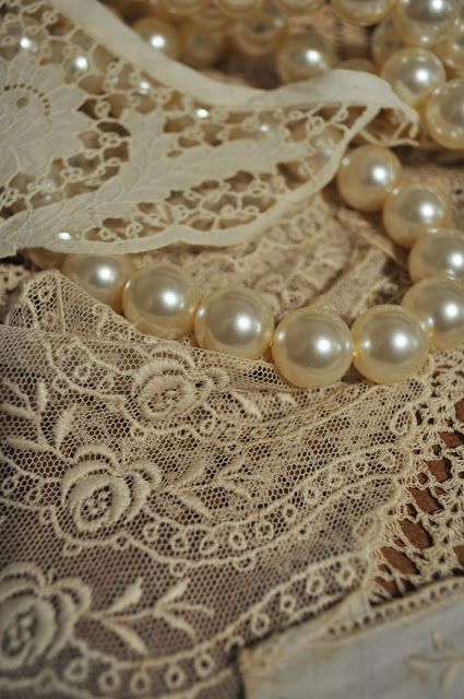 Pearls Aesthetic, Karen Valentine, Pearl Aesthetic, Pearls And Lace, Gold Aesthetic, My Board, Pearl And Lace, Linens And Lace, Design Guide