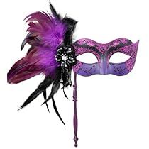 Purple And Gold Masquerade Mask, Masquerade Mask Female, Purple Masquerade Mask, Elegant Masquerade Mask, Purple Masquerade, Gold Masquerade Mask, Black Masquerade Mask, Stitched Flowers, Feather Mask